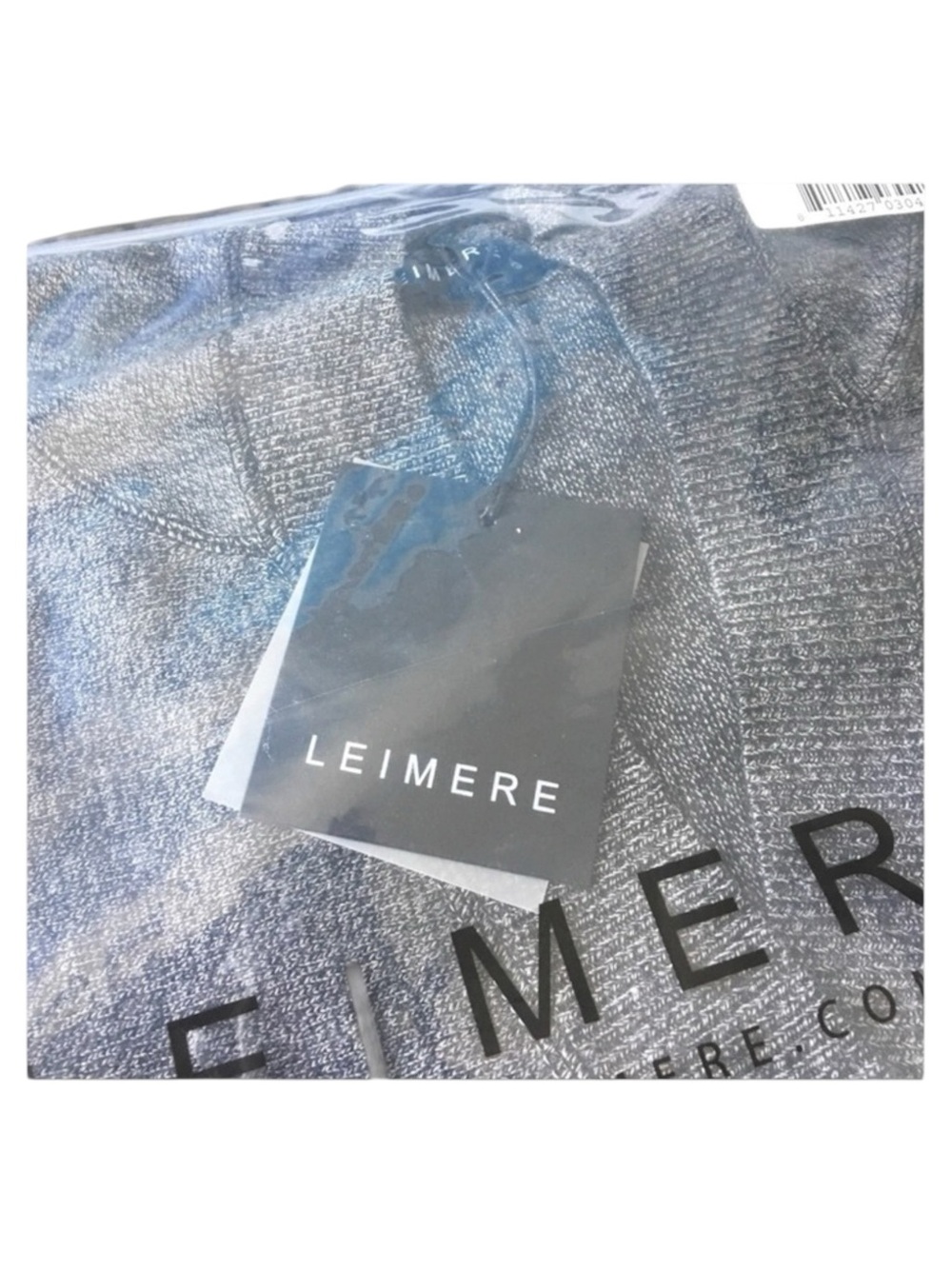new Leimere ❤︎ Cozy Cashmere Sweater Poncho Hoodie ❤︎ Marbled Grey ❤︎ XS S M L - Picture 8 of 16